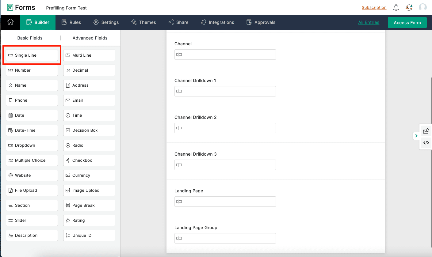 Add hidden fields to Zoho Forms | Attributer