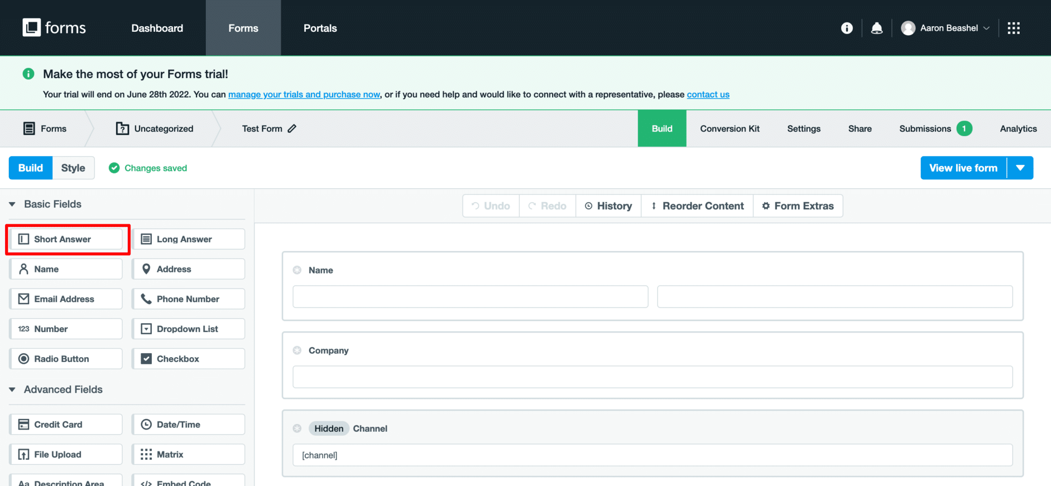 Add hidden fields to Formstack forms | Attributer