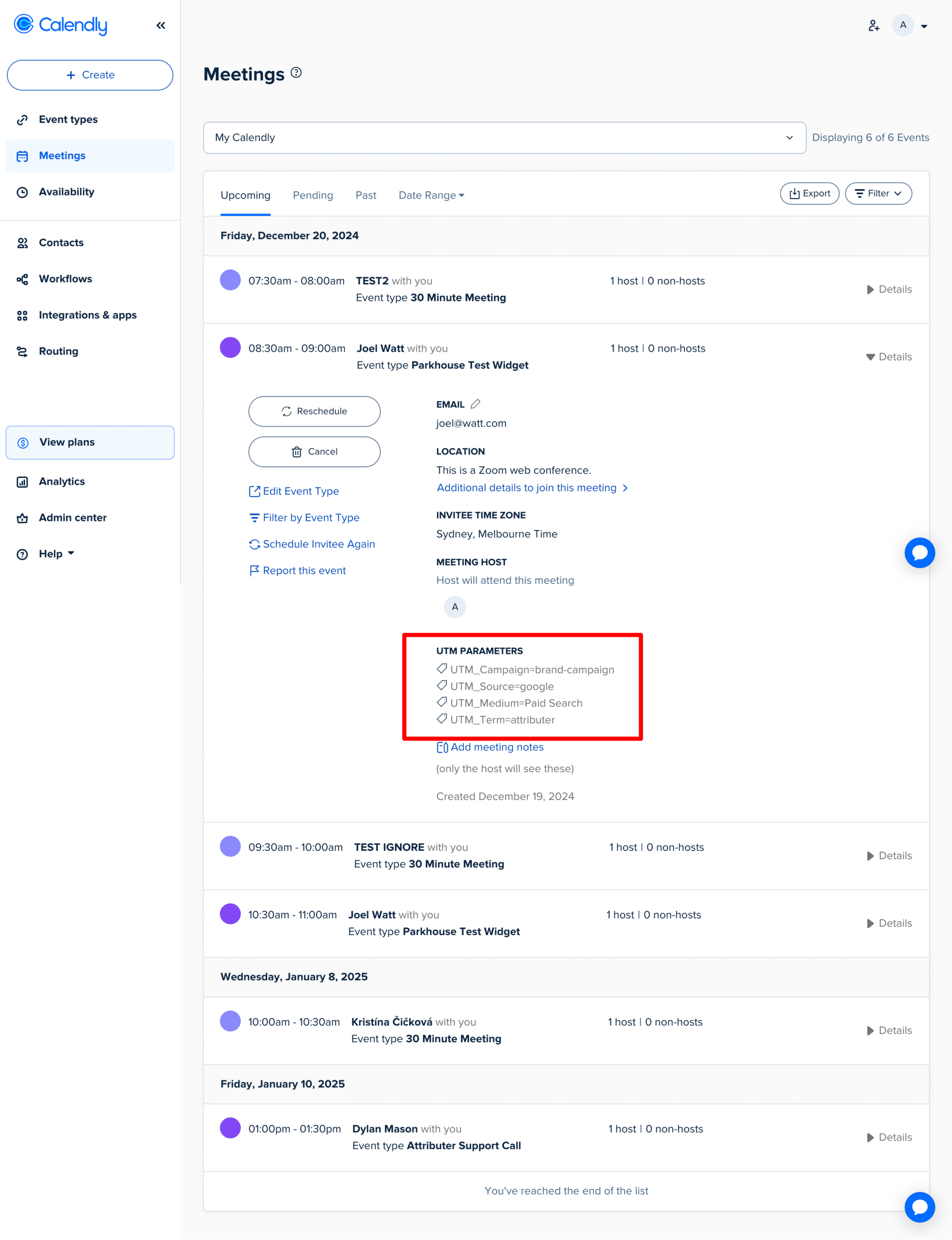 Setting up Attributer with Calendly | Attributer