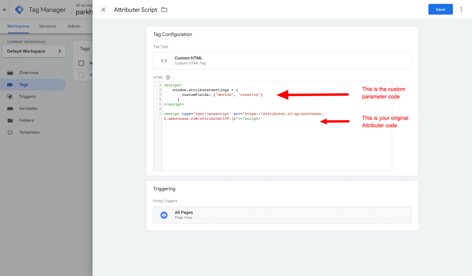Capturing Custom Parameters | Attributer