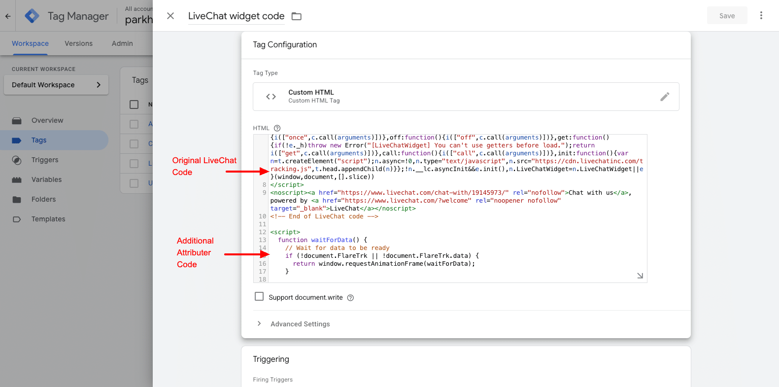 Set up Attributer with LiveChat | Attributer